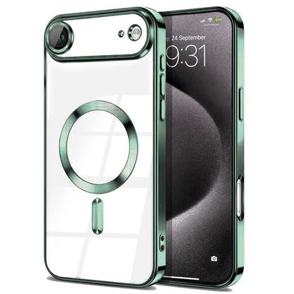Magnetic Chrome TPU Camera Cover Case for iPhone Air