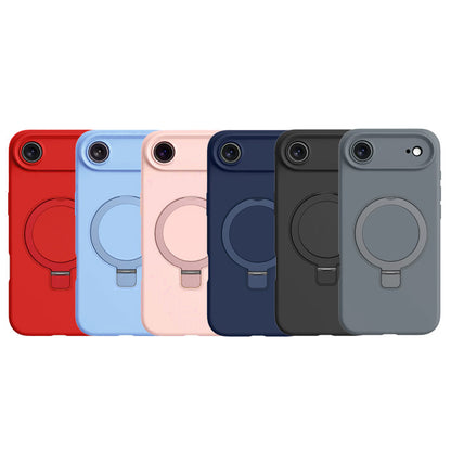 Premium Silicone Ring Stand Magnetic Case for iPhone Air