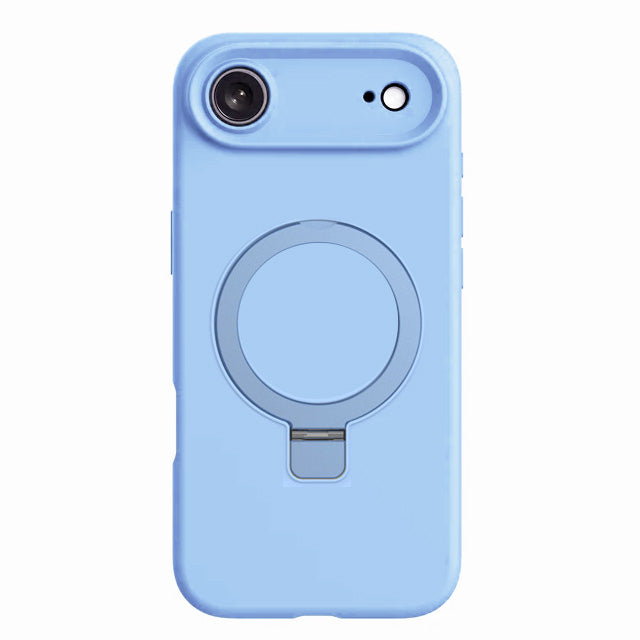 Premium Silicone Ring Stand Magnetic Case for iPhone Air
