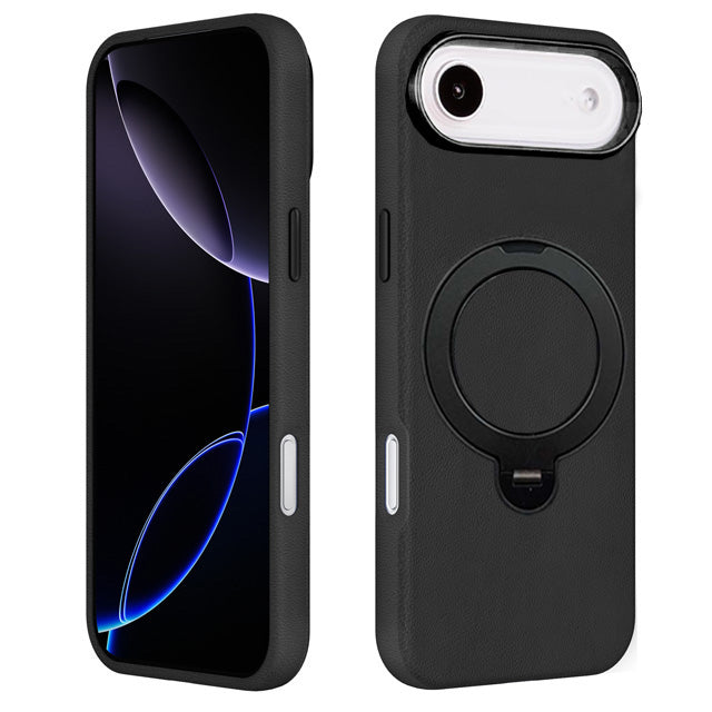 L4 PU Magnetic Ring Stand Case for iPhone Air