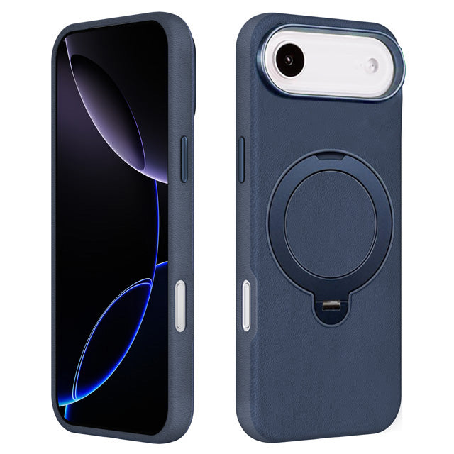 L4 PU Magnetic Ring Stand Case for iPhone Air