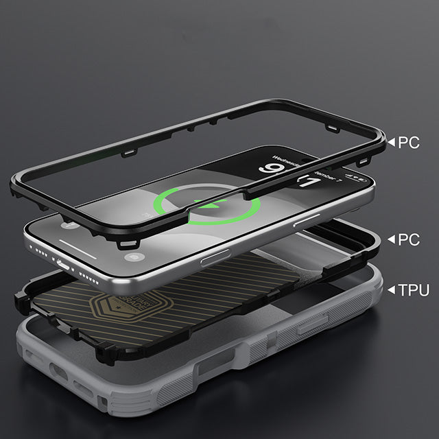 Hybrid Heavy Duty Magnetic Case for iPhone 17 Pro