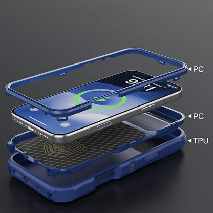 Hybrid Heavy Duty Magnetic Case for iPhone 17 Pro Max