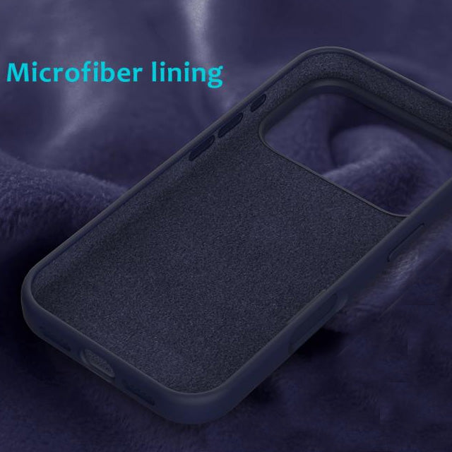 Microfiber Silicone Case for iPhone 17 Pro