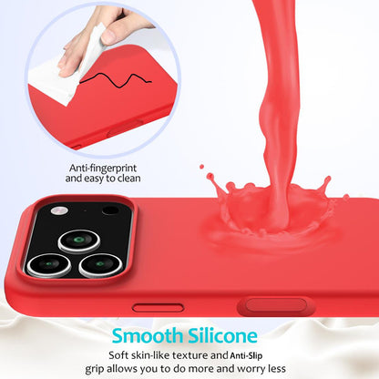 Microfiber Silicone Case for iPhone 17 Pro Max