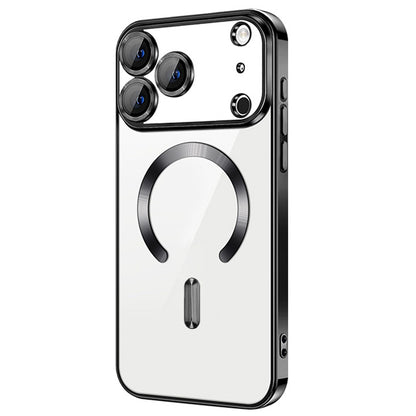 Magnetic Chrome TPU Camera Cover Case for iPhone 17 Pro