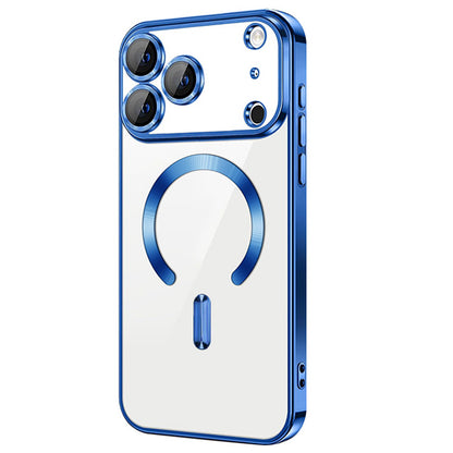 Magnetic Chrome TPU Camera Cover Case for iPhone 17 Pro