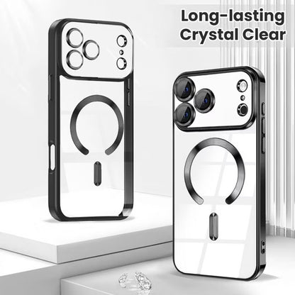 Magnetic Chrome TPU Camera Cover Case for iPhone 17 Pro