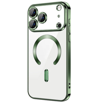 Magnetic Chrome TPU Camera Cover Case for iPhone 17 Pro