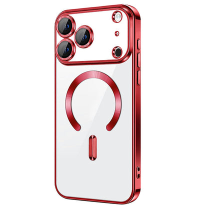 Magnetic Chrome TPU Camera Cover Case for iPhone 17 Pro