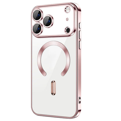 Magnetic Chrome TPU Camera Cover Case for iPhone 17 Pro