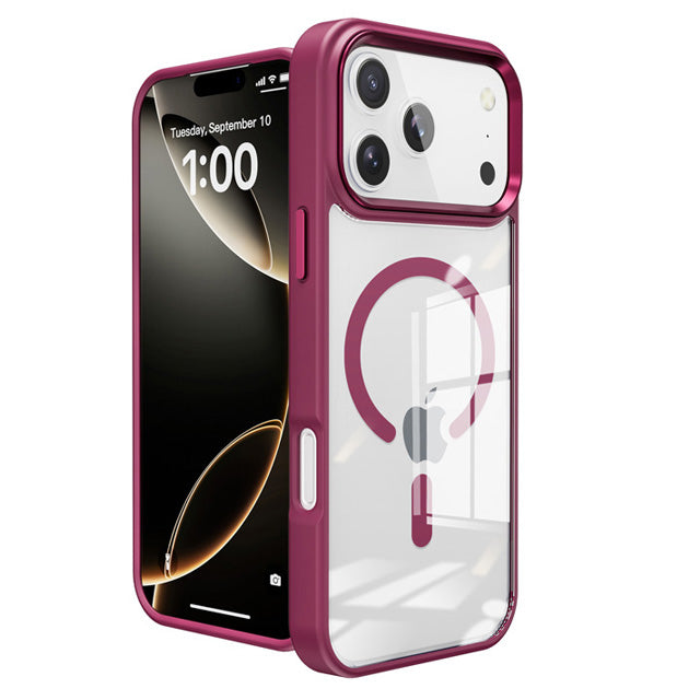 MT Series Clear Magnetic Case for iPhone 17 Pro Max