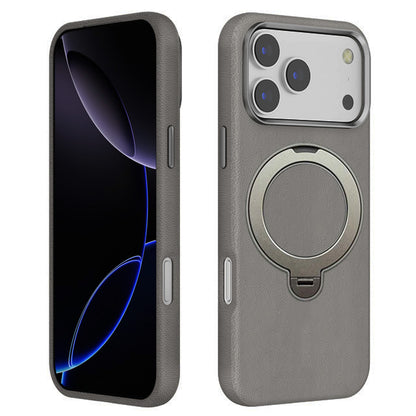 L4 PU Magnetic Ring Stand Case for iPhone 17 Pro