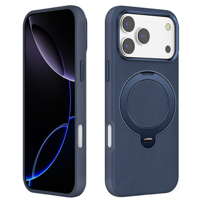 L4 PU Magnetic Ring Stand Case for iPhone 17 Pro