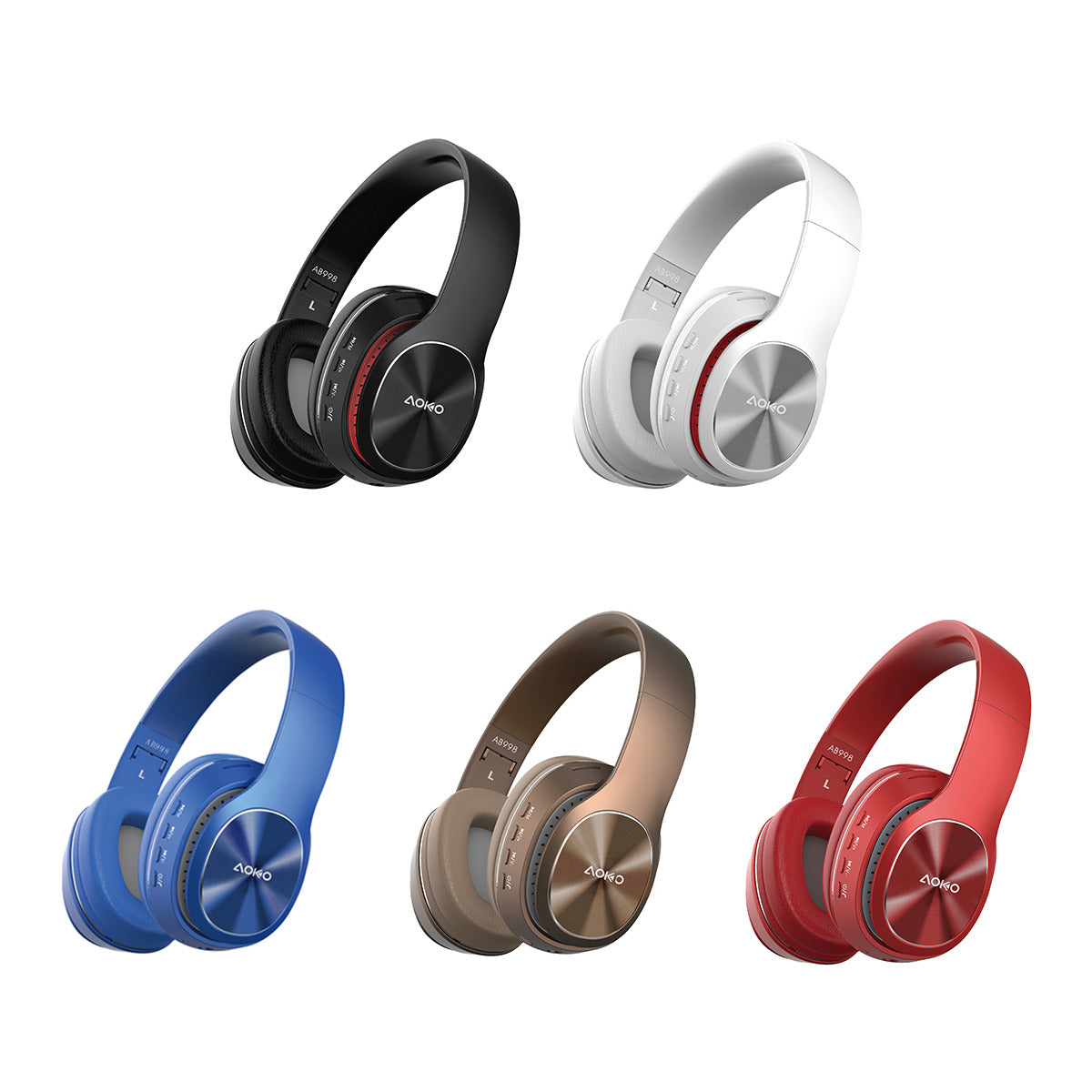 Wireless Adjustable Over the Ear Gaming Headphones