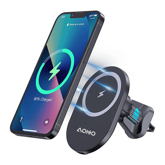 Magnetic Wireless Car Charger Air Vent Mount