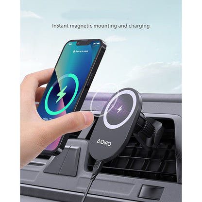 Magnetic Wireless Car Charger Air Vent Mount