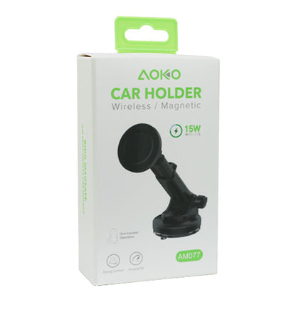 Magnetic Wireless Car Charger Dashboard & Windshield Mount