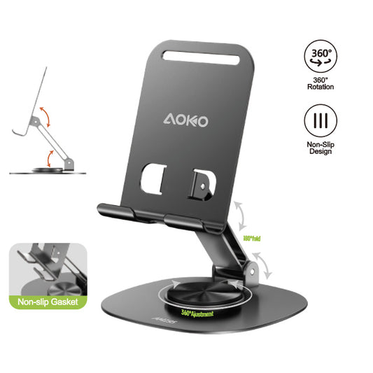 Metal Desk Phone and Tablet Stand