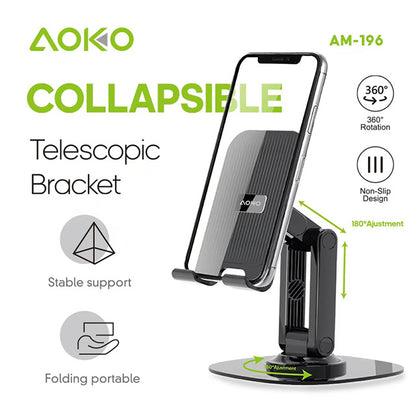 Collapsible Telescopic Phone and Tablet Stand
