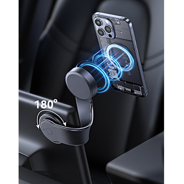 Magnetic Flexible Shape Memory Glue on Car Mount