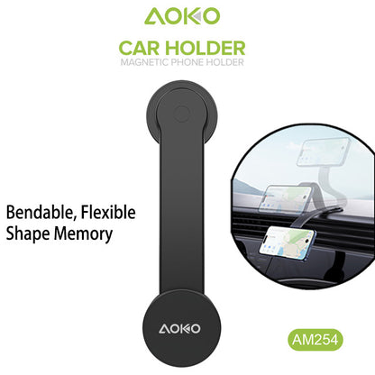 Magnetic Flexible Shape Memory Glue on Car Mount