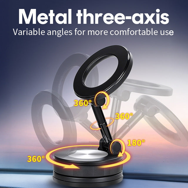 Vacuum Suction Magnetic Car Mount