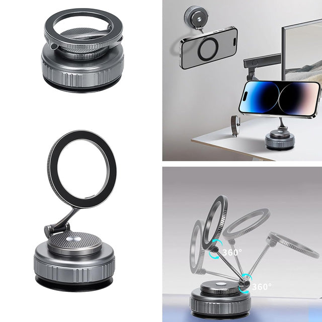 Vacuum Suction Magnetic Car Mount