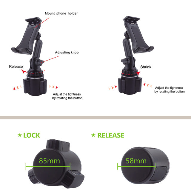 Car Cup Mount Holder