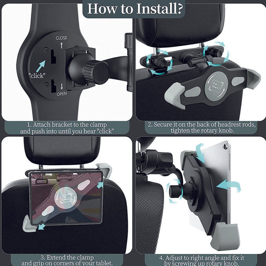 Car Back Seat Tablet Mount