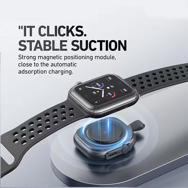 900MAH Wireless Power Bank Portable Watch Charger