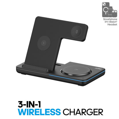 3in1 Wireless Charger Stand
