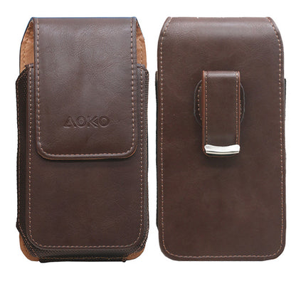 5.0 inch Vertical Leather Pouch