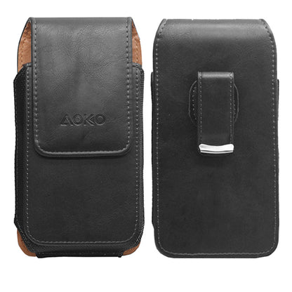 5.0 inch Vertical Leather Pouch